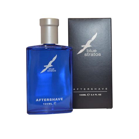 blue stratos aftershave lotion.